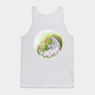 Cute kitten in the flower cottagecore Tank Top